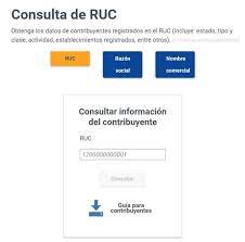 RUC del Ministerio Público en Perú